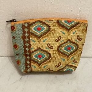 Tweed-like Cosmetic Pouch